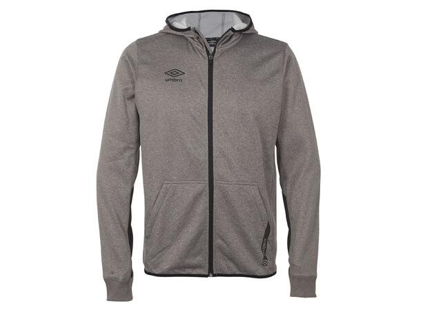 UMBRO Core Tech Hood Zip 19 Mörkgrå XS Luvtröja med hel dragkedja 